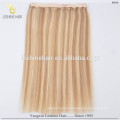 Top Quality Brazilian Wholesale Lace Invisible Wire Halo Hair Weave Extension 100% Remy Single Drawn